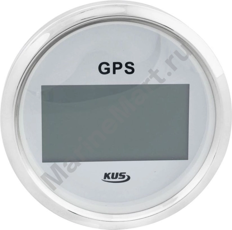 GPS-спидометр электронный, белый циферблат, нержавеющий ободок, выносная антенна, д. 85 мм JMV00260_KY08109_sale фото №3