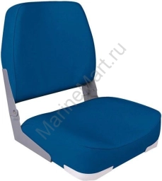 Кресло складное мягкое Economy Low Back Seat, синее 75103B