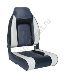 Кресло складное мягкое Premium Designer High Back Seat, серый/чёрный 75157GCB