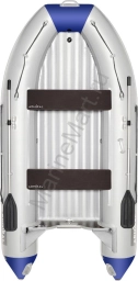 Надувная лодка ПВХ, Адмирал 350 НДНД, светло-серый/синий FR-00001107_L