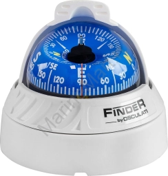 Компас FINDER размер 2" 5/8 (67 мм), накладной, белый 25-172-02