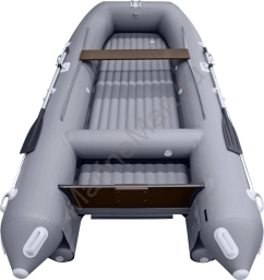 Надувная лодка ПВХ SOLAR-380 Strannik (Оптима), серый SLR380stk_opt_gr