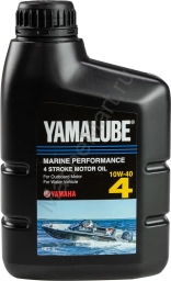 Масло 4-тактное минеральное Yamalube SAE 10W-40 API SJ/CF Marine, 1 л.