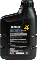 Масло 4-тактное минеральное Yamalube SAE 10W-40 API SJ/CF Marine, 1 л.