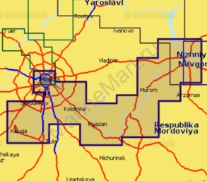 Карта Navionics + Small 5G621S2 Река Москва