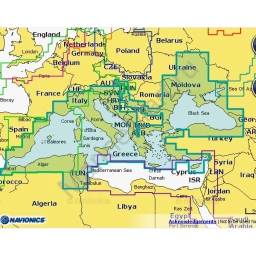 Карта Navionics + 43XG Средиземное море, Черное и Азовское моря.