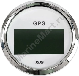 GPS-спидометр электронный, белый циферблат, нержавеющий ободок, выносная антенна, д. 85 мм JMV00260_KY08109_sale