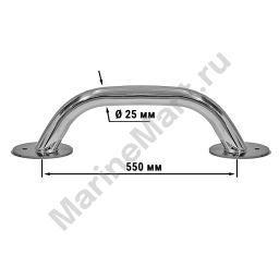 Поручень Poseidon 030204T 550x70мм Ø25мм из нержавеющей стали AISI304