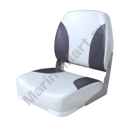 Сиденье мягкое складное Classic Low Back Seat, серо-чёрное Newstarmarine 75102GC