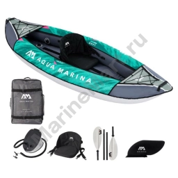 Aqua marina LA-285 Laxo 285 Надувной Каяк Зеленый Green / Grey / White 285 x 95 cm