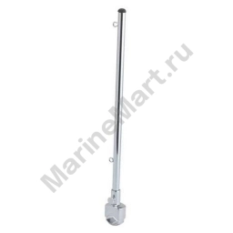 Talamex 28120135 Flag Pole With Rail Mount Серебристый Silver 35 cm