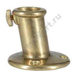 Talamex 28307716 Держатель флагштока Золотистый Brass 16 mm