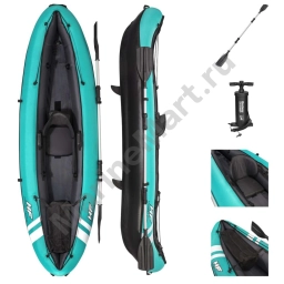 Bestway 92901  Каяк Hydro-Force Ventura 280x86 См Зеленый turquoise