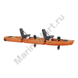 Point 65 7340044924553 KingFisher Tandem Каяк с педалями Оранжевый Orange 506 x 79 cm