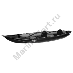 Gumotex 045605 Rush 2 Надувной Каяк Черный  Black / Grey 420 x 82 cm