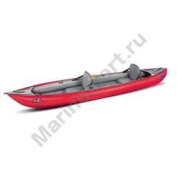 Gumotex 045500 Thaya Надувной Каяк Серебристый Red / Grey 410 x 89 cm