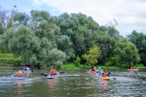 Сплав на байдарках по реке Пахра