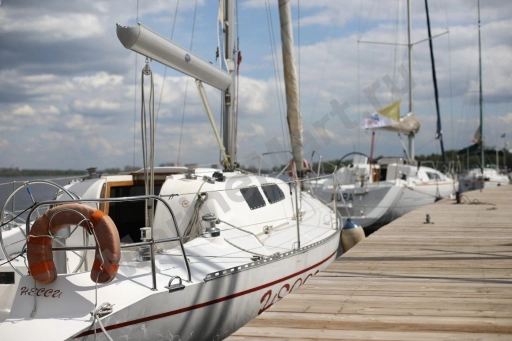Яхт-клуб «Галс» на левом берегу Пироговского рукава Клязьминского водо