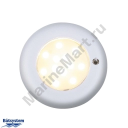 Светильник точечный врезной Batsystem Frilight Nova SMD 9475MSS 8 - 30 В 2 Вт матово-серый корпус с выключателем