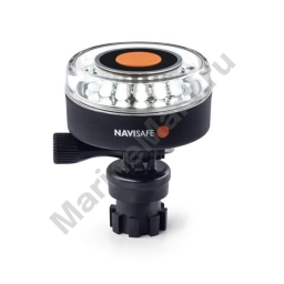 Комбинированный навигационный огонь белый Navisafe Navilight 360° 2NM/040 7090017580360 беспроводной с основанием Navimount 2 мили 90 x 68 мм