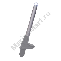 Круговой кормовой огонь на мачте Lalizas MICRO LED 74365 встраиваемый цвет серый высота 60 см