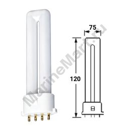 Лампочка флуор.2G7 11W/900lm Hella marine 8GS 861 955-021
