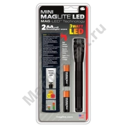 Mag-Lite SP2201HF Maglite LED 2 Мини Черный  Black Nylon Sheath