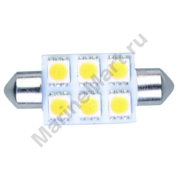 Talamex 14340521 S-LED 6xSMD Festoon 37 mm Белая  Warm White 100 Lumens