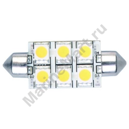 Talamex 14340522 S-LED 6xSMD Festoon 42 mm Белая  Warm White 100 Lumens