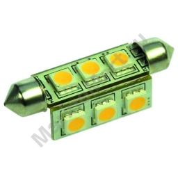 Talamex 14340524 S-LED 9xSMD Festoon Желтый  Warm White 200 Lumens