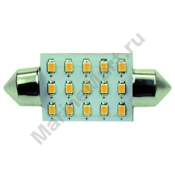 Talamex 14340622 S-LED 15xSMD Festoon 42 mm Белая  Warm White 120 Lumens