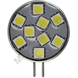 Goldenship GS10523 10-30V 1.8W G4 9 SMD 5050 Горизонтальная светодиодная лампа Серебристый Grey