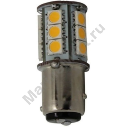 Goldenship GS10533 12V 1.4W BAY15D 15 SMD 5050 Светодиодная лампа Серебристый Grey