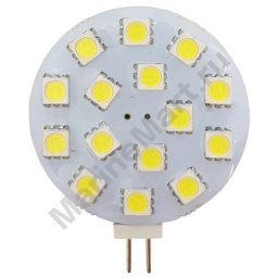 Goldenship GS10516 12-30V 3W G4 15 SMD 5050 Горизонтальная холодная светодиодная лампа Серебристый Grey