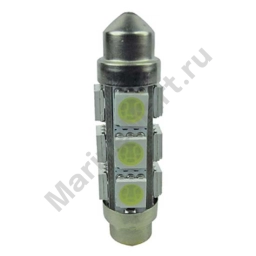 Seachoice 50-09841 Replacement Led Bulb 4 SMD Festoon Bulb Серебристый Silver