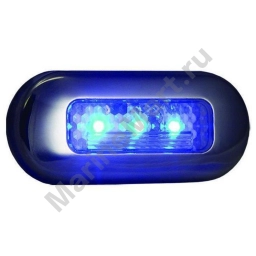 T-h marine 232-LED51823DP LED Oblong Courtesy Свет Черный  Blue