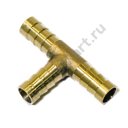 Фитинг тройник топливный SUNFINE 10 мм, латунный SF31782-3, 11 штук