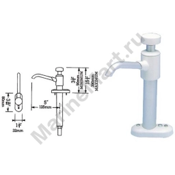 Ручная помпа самовсасывающая Whale V-Pump MK.6 GP0650 7 л/мин 13 мм для пресной и соленой воды