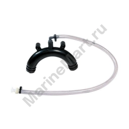 Антисифон Vetus AIRVH38 162x142x45мм с патрубками 38мм и шлангом 2м