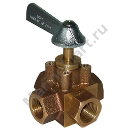 Groco 34-FV450X Selector 4-полосный Selector клапан Золотистый Bronze 1/2´´