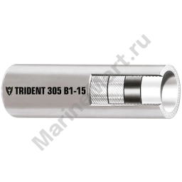 Trident marine 606-3050146 Type B1-15-Low Permeation O/B Топливный шланг 50´ Серебристый 1/4´´