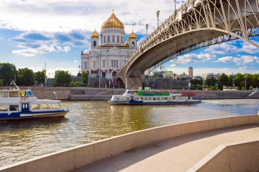 Прогулка на теплоходе по Москве с обедом или ужином