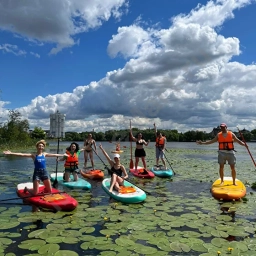 Прогулка на SUP-досках в Московской области