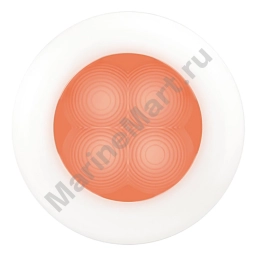 Hella marine 265-980507341 Slim Line Круглая красная светодиодная лампа Оранжевый White 3´´