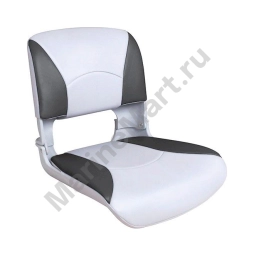 Кресло пластмассовое складное с подложкой Deluxe All Weather Seat, белый/чёрный 75113WC