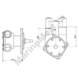 Ancor 1600347 ST347 10-69lt/min Самовсасывающий насос  Bronze