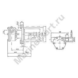 Ancor 1600137 ST137 13-28lt/min 3/8´´ Самовсасывающий насос  Bronze