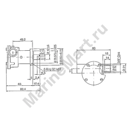 Ancor 1600114 ST114 7-14lt/min 3/8´´ Самовсасывающий насос  Bronze