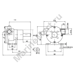 Ancor 1600034 PM35 18-49It/min 3/4´´ Насос  Bronze