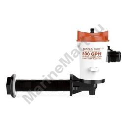 Seaflo SFBP1-G350-05 350 GPH 12v 1A Горизонтальный насос Livewell Черный White / Orange / Black